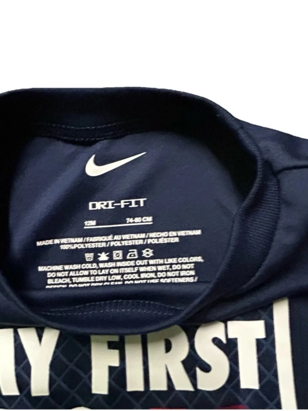 Baby Boy Summer Clothing Romper Athletic T Shirts Shorts Nike Size 12 Months - Picture 6 of 8